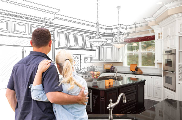 Professional Cabinet Refacing technician working in Bethel, OH